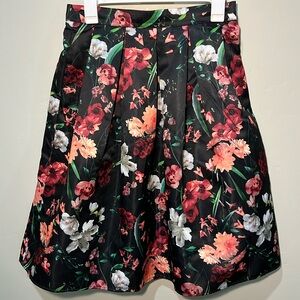 Flowy Floral Skirt